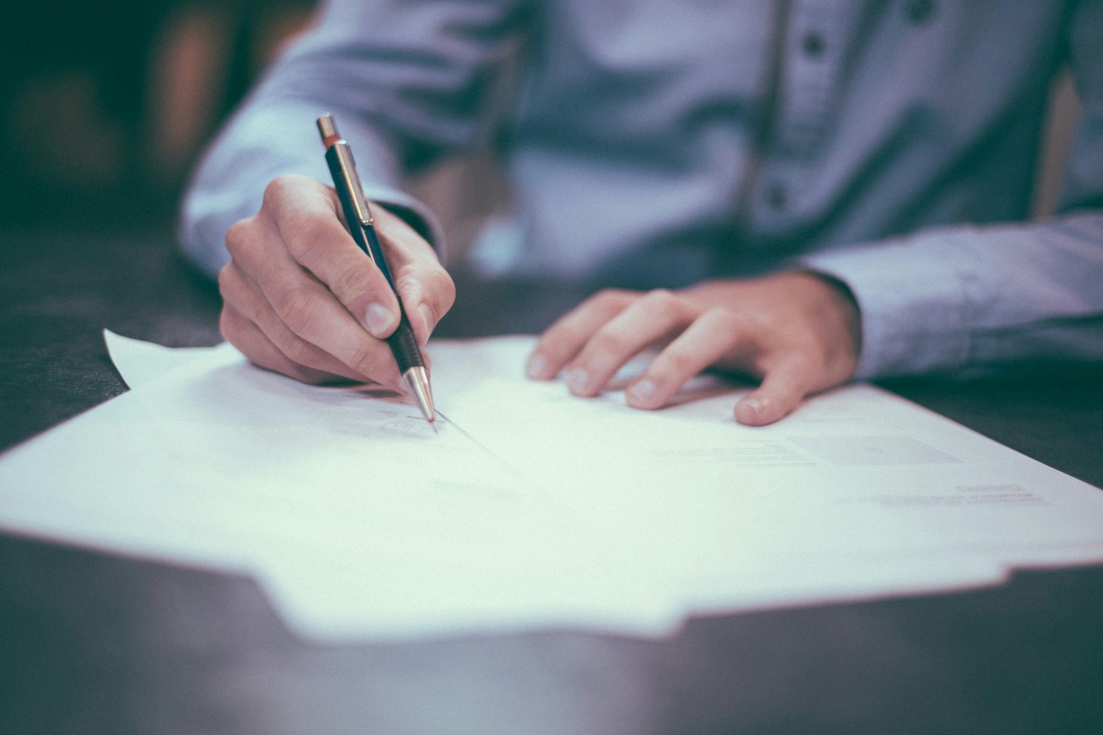 Signature d’un dossier hypothécaire